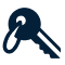 Icon illustration of a key